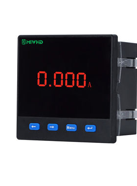 MIWHD单相数显电流表智能数显小型电表单相一体屏SUPI96-A220v1A-