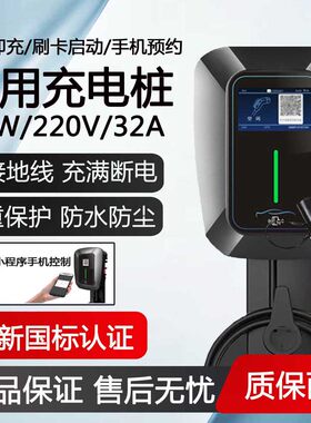 专用于塞力斯蓝电E3 E5PLUS新能源汽车家用充电桩器安装免接地7KW