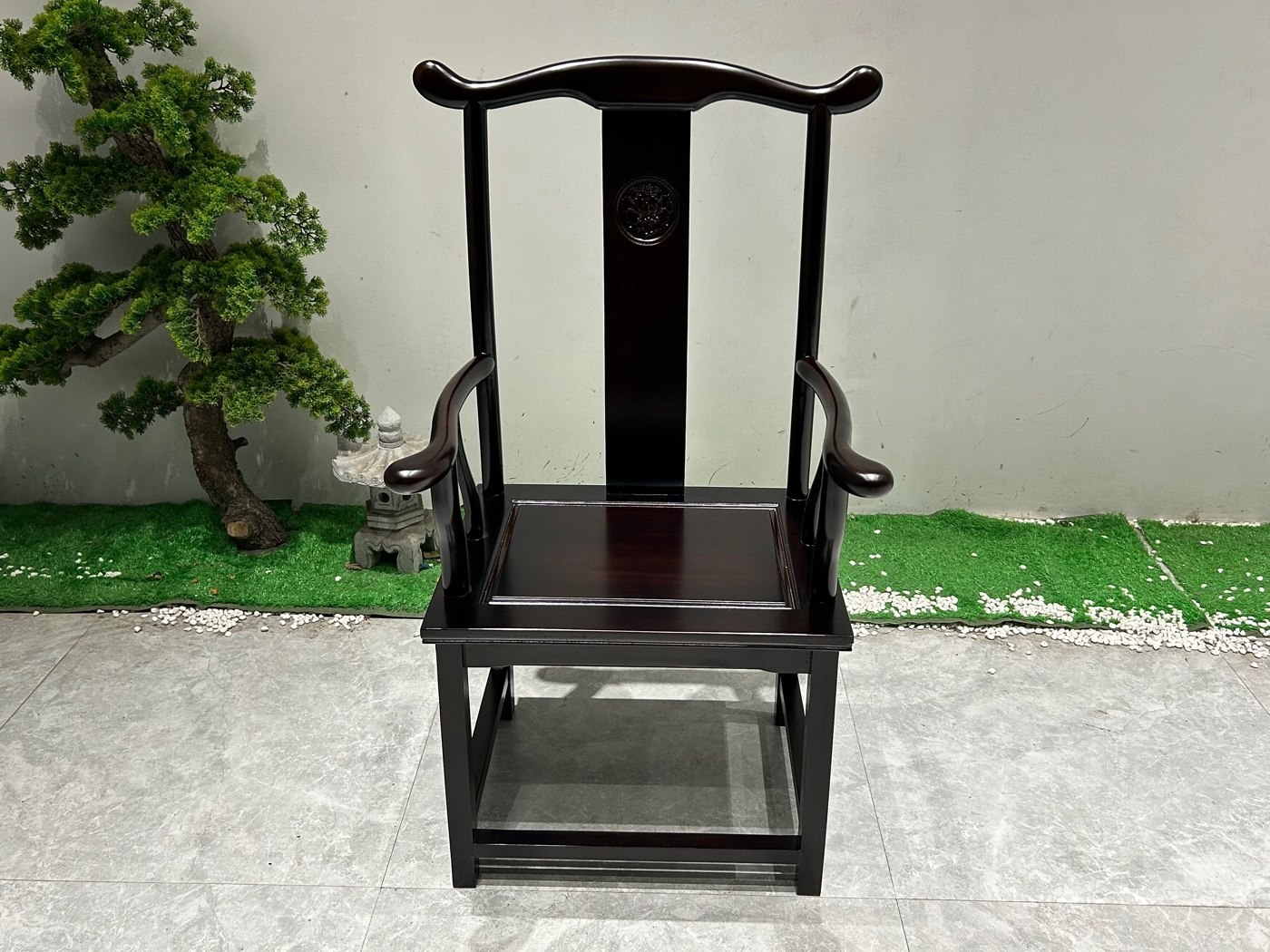 红木椅新中式围椅圈椅主人椅茶椅巴花太师椅奥坎实木禅椅官帽椅子,住宅家具,圈椅,淘宝优惠券,粉丝福利购,淘宝优惠卷