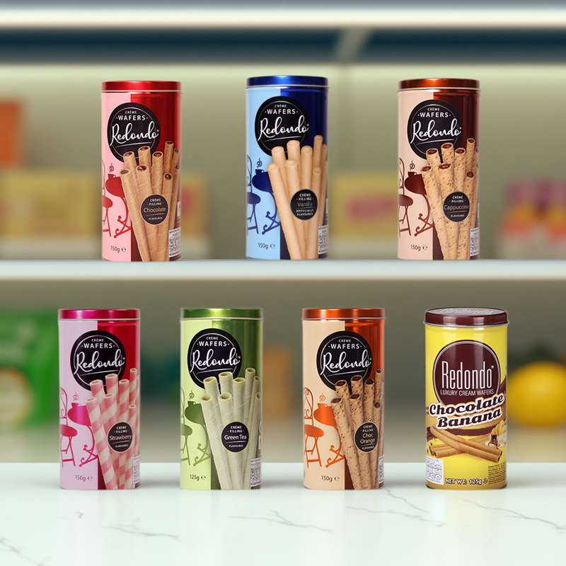 香港进口瑞丹多redondo巧克力威化卷心酥夹心饼干棒蛋卷下午茶