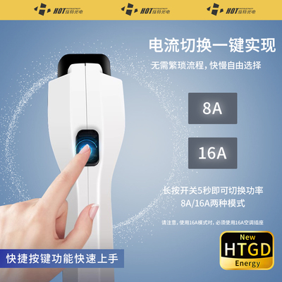 [适用于众泰e200//芝麻e30新能源汽车充电枪家用3.5kw免接地充电器]