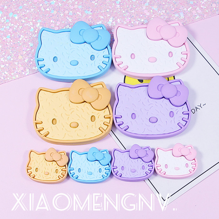 DIY仿真饼干奶油胶手机壳树脂配件滴胶装饰KITTY头手工饰品材料