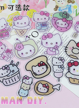 亚克力片Kitty食物饰品材料滴胶