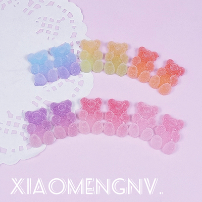 手机壳树脂软糖耳钉饰品仿真奶油