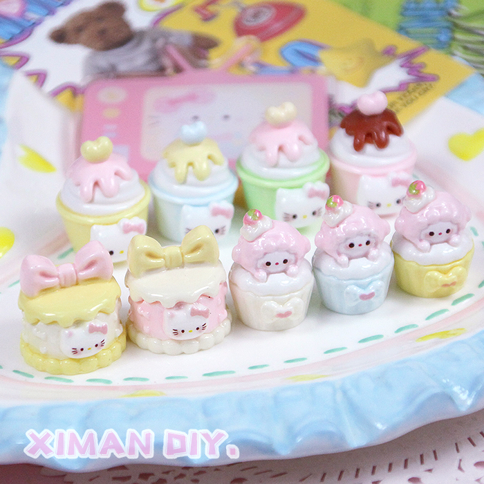 树脂配件定制食玩立体生日蛋糕