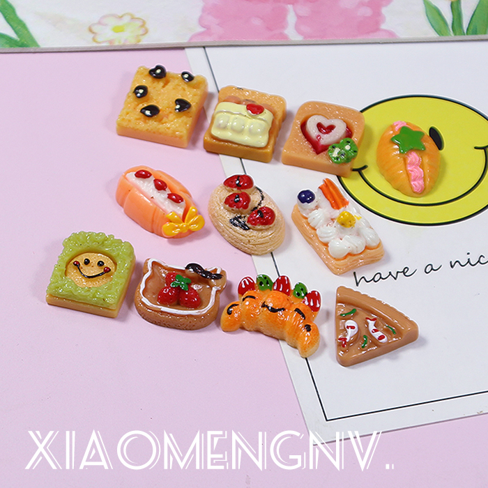 树脂配件迷你食玩面包饰品材料