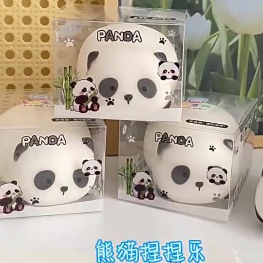 捏捏乐熊猫减压玩具可爱解压慢回弹儿童捏捏创意发泄神器解闷礼物