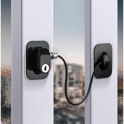 开窗神器高层小孩防坠安全锁推拉门固定窗口儿童防护移门窗户卡扣