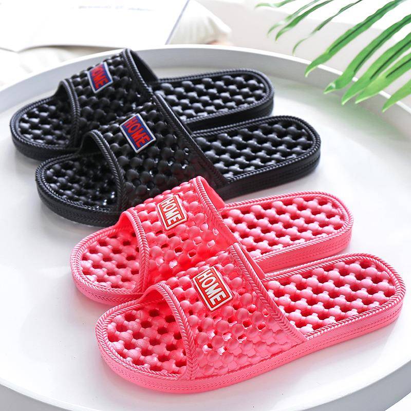 越南拖鞋洞洞 浴室防滑按摩拖鞋男士女夏漏水软底透气镂