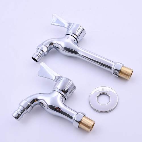 专厨用师灶台加长水龙头商用酒店厨房单冷菜盆龙头入墙式快开水嘴