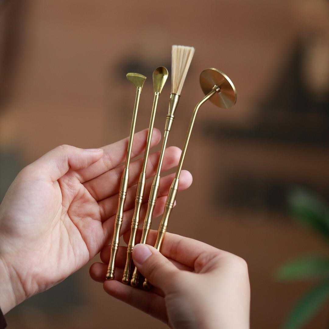 新款 纯铜锥香模具塔香模古法香粉制香手工香篆香道入门用品打拓