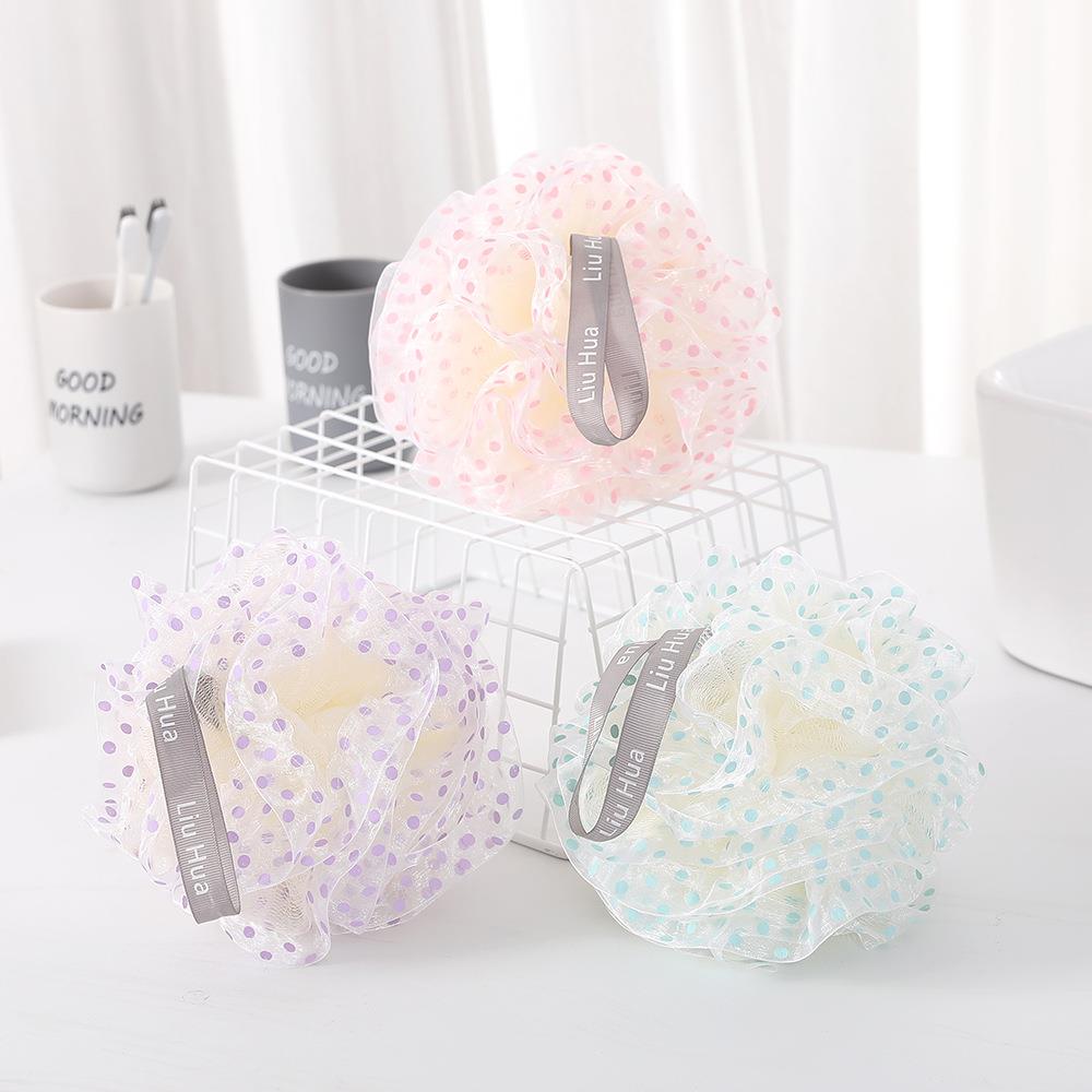 沐浴花球高档不散超柔软搓澡浴花浴球洗浴用男女大号泡泡洗澡神器