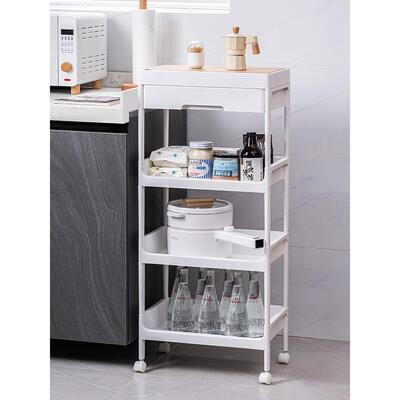 厨房浴室小推车置物架抽屉落地移动卫生间多层卧室床头收纳储物架