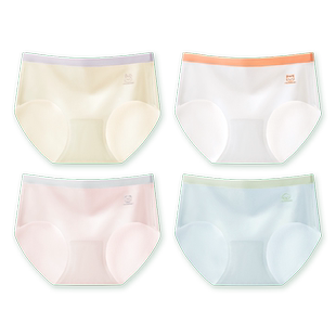 猫人儿童内裤女童夏季薄款女孩三角裤无痕冰丝中大童不夹屁股短裤