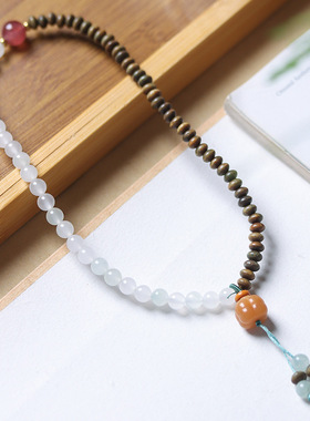 菩提柿子款阿根廷绿檀DIY手链厂家批发规格4×6男女首饰装饰念珠