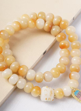 猫五条款炭烧菩提苹果珠DIY手链 厂家批发规格7×9男女首饰念珠