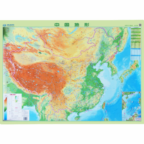 地理地图中国地形图山脉质量怎么样 地理地图中国地形图山脉口碑怎么样 小麦优选