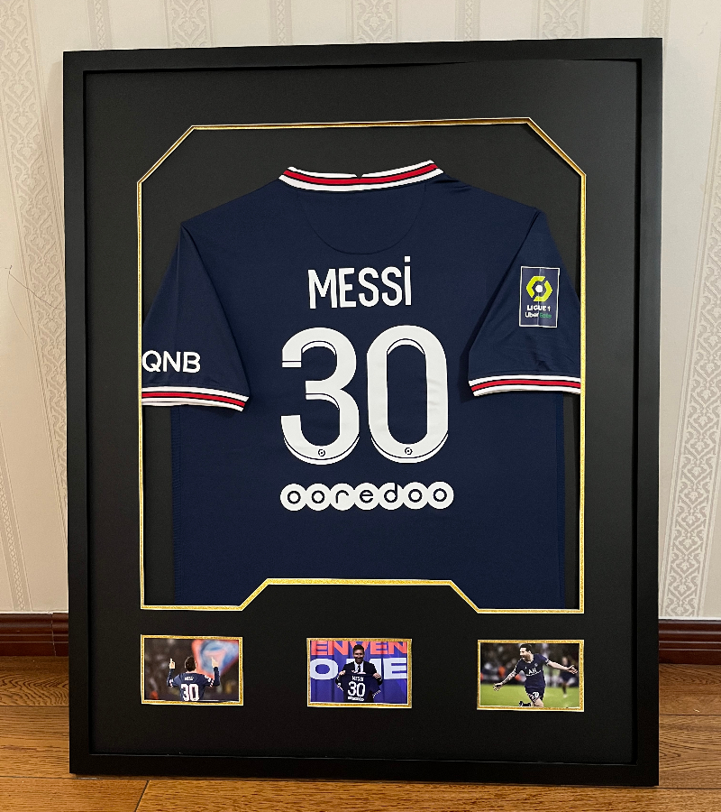 木现代简约实木实木球衣装裱框