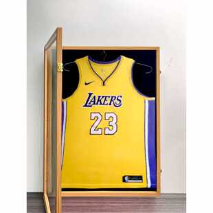 无损球衣装裱框前开合不用手缝篮球足球签名衣收藏展示免装裱相框