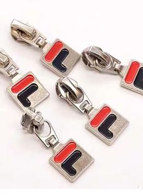 FL5号尼龙正装拉链头/外套服装配件拉锁拉扣小五金银白色铁拉头