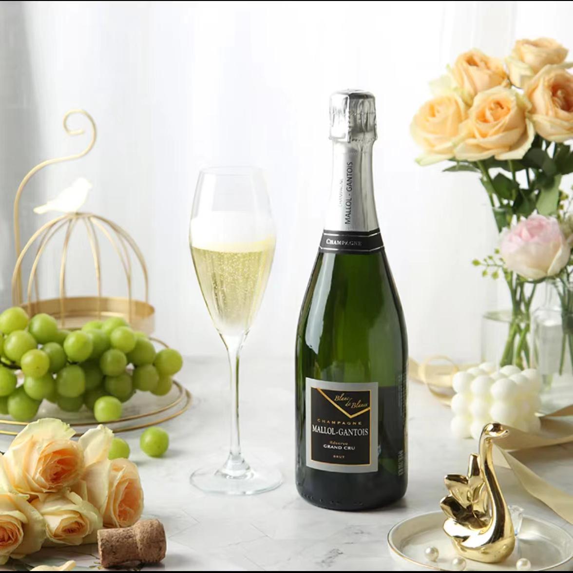 【麦德龙】法国原装进口派拉蒂特级园霞多丽白中白香槟CHAMPAGNE