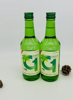 韩国原装进口19%度C1喜闻烧酒360mlX2支装