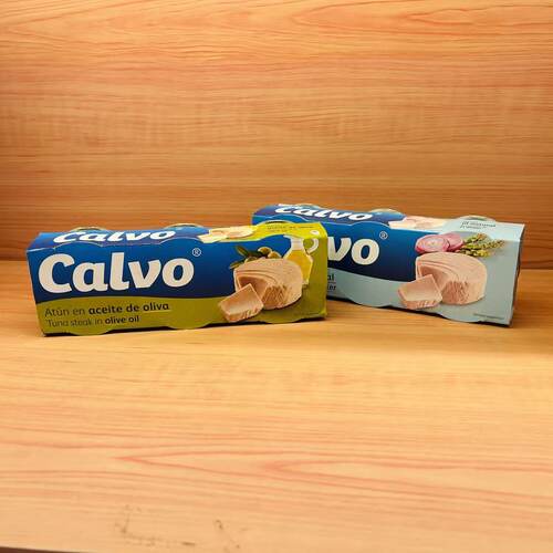 Calvo Tuna steak in olive oil/water 80gX3