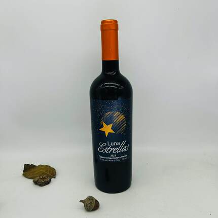 麦德龙智利进口中央山谷产区幻月星影赤霞珠美乐干红葡萄酒750ml