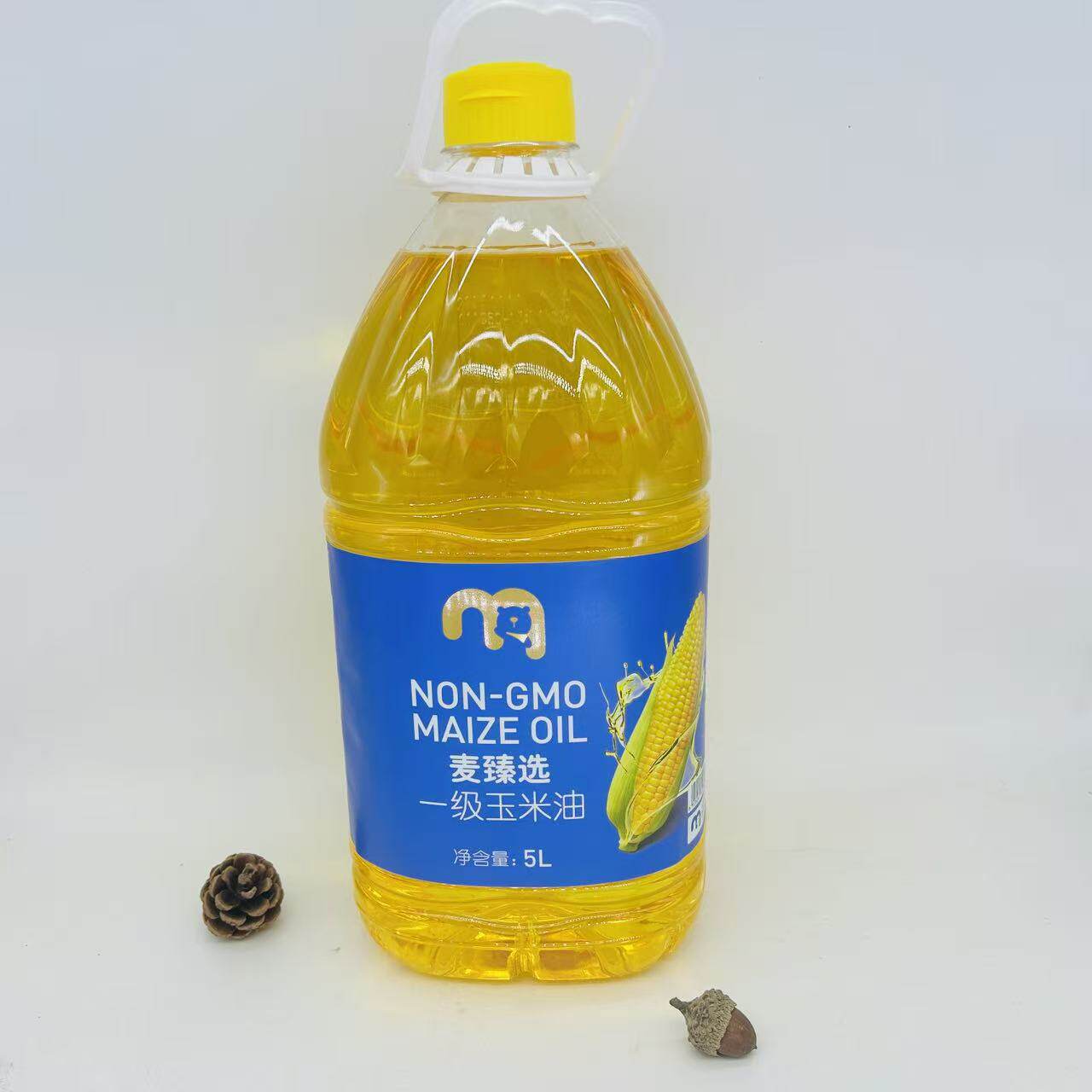 麦德龙麦臻选非转基因一级玉米油5000ml  non-gmo maize oil 5L