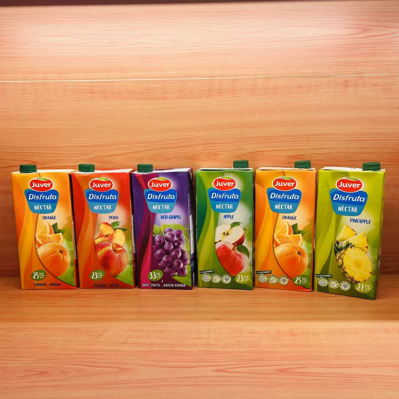 Juver Disfruta NECTAR  RED GRAPES/ORANGE/ PINEAPPLE 1L X 6B