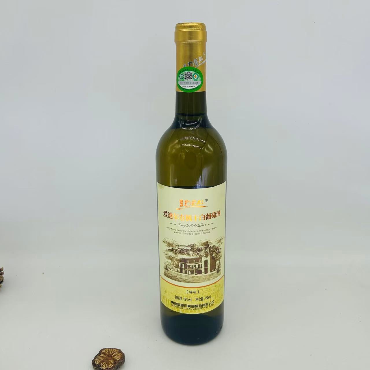麦德龙爱迪尔有机干白葡萄酒 750ml图片