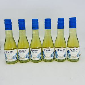 意大利原装进口优尼特(RIUNITE)花语莫斯卡托甜型白葡萄酒187mlX6