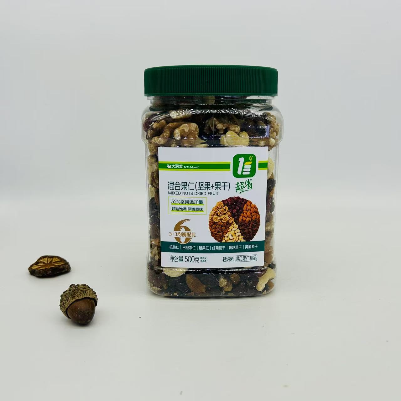 大润发混合果仁（坚果+果干）核桃仁 葡萄干 蔓越莓 巴旦木 腰果