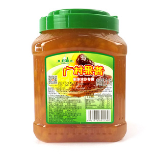 广村 水蜜桃果酱2.1L 水蜜桃果肉饮料冰品沙冰刨冰粥烘培专用