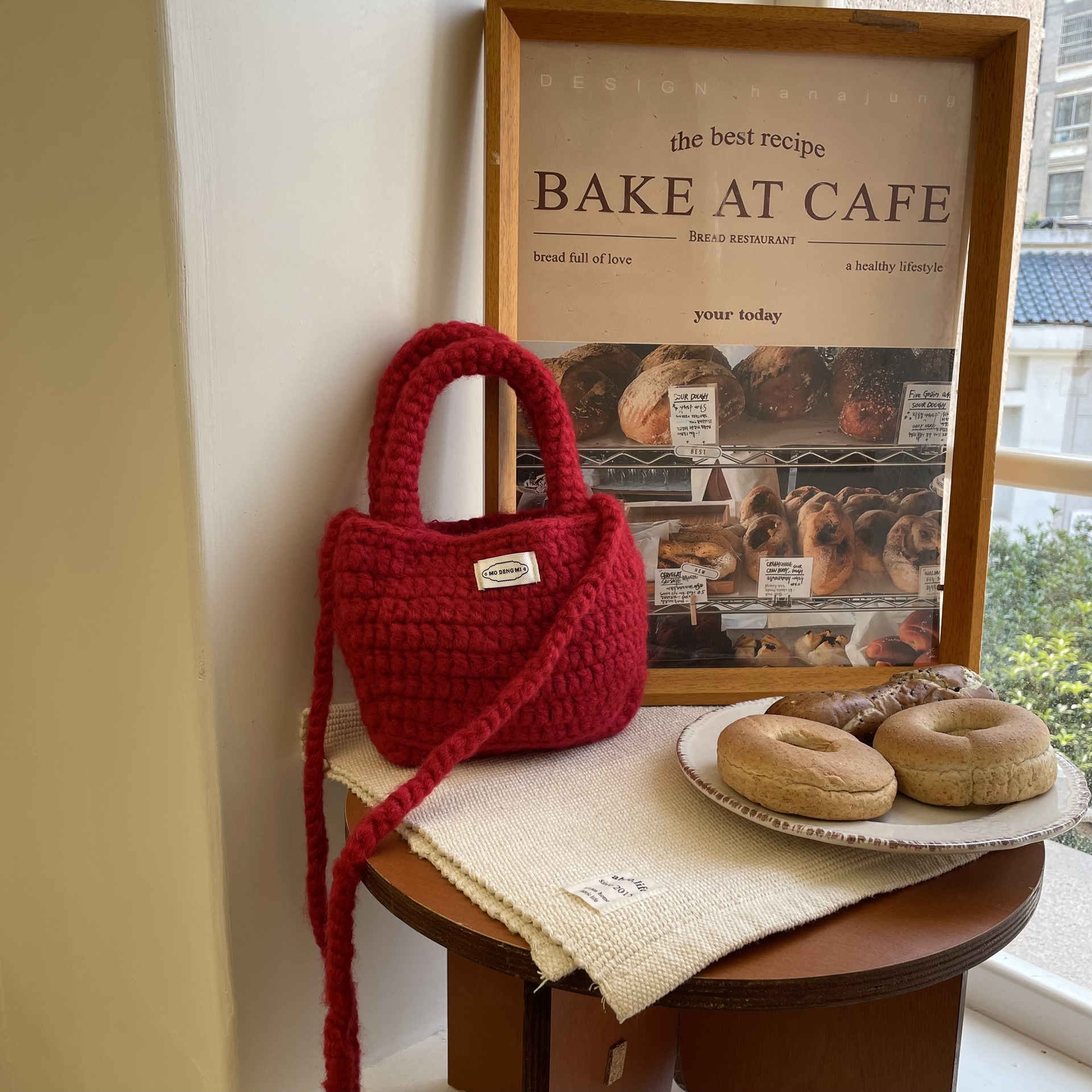 小拎手提包氛围感菜篮子秋冬