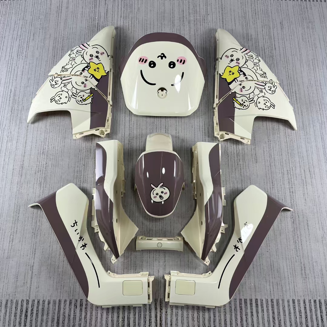 适用于9号电动车MZmix/Mz/NZMIX全套壳改装漆烤外壳定制冰裂纹九