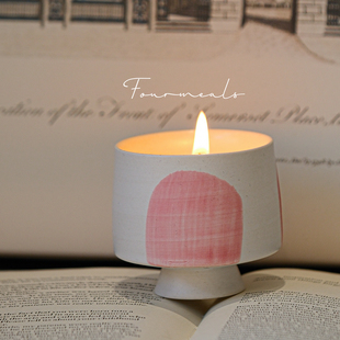 粉色白桃乌龙茶香香薰蜡烛小伴手礼单品生日礼物卧室 蜜桃杯