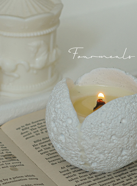 《星月神话》陨石香薰蜡烛焚香雪松香氛木质生日礼物高级小众特别