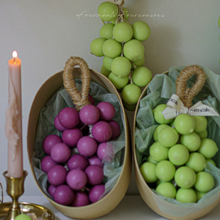 红苹果香薰蜡烛礼盒生日创意礼物手工葡萄新婚送闺蜜 葡萄园