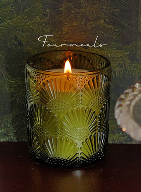 《锁清秋》梅子煎茶香薰蜡烛165g室内女生礼物生日礼盒卧室淡香氛