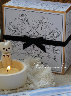 《小猫烤手》试香礼盒茶蜡香薰蜡烛烛台可爱送女生生日礼物伴手礼