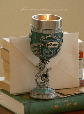 《Slytherin斯莱特林》蛇院香薰蜡烛台哈利波特礼盒周边生日礼物