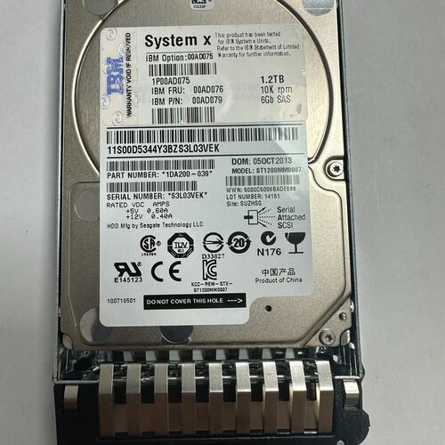 议价:Ibm M4 00AD075 00AD076 1.2TB 1