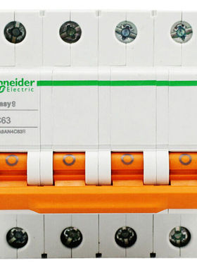 施耐德电气家用微型断路器空气开关4PC63AEA9系列EA9AN4C63R