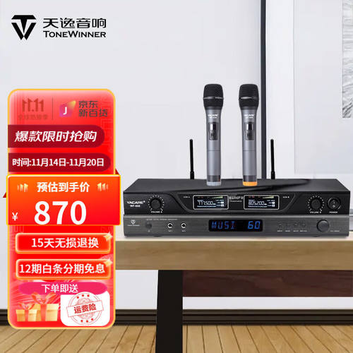 天逸（WINNER）AD-308卡拉OK混响器家用KTV前级数字防啸叫抗干扰