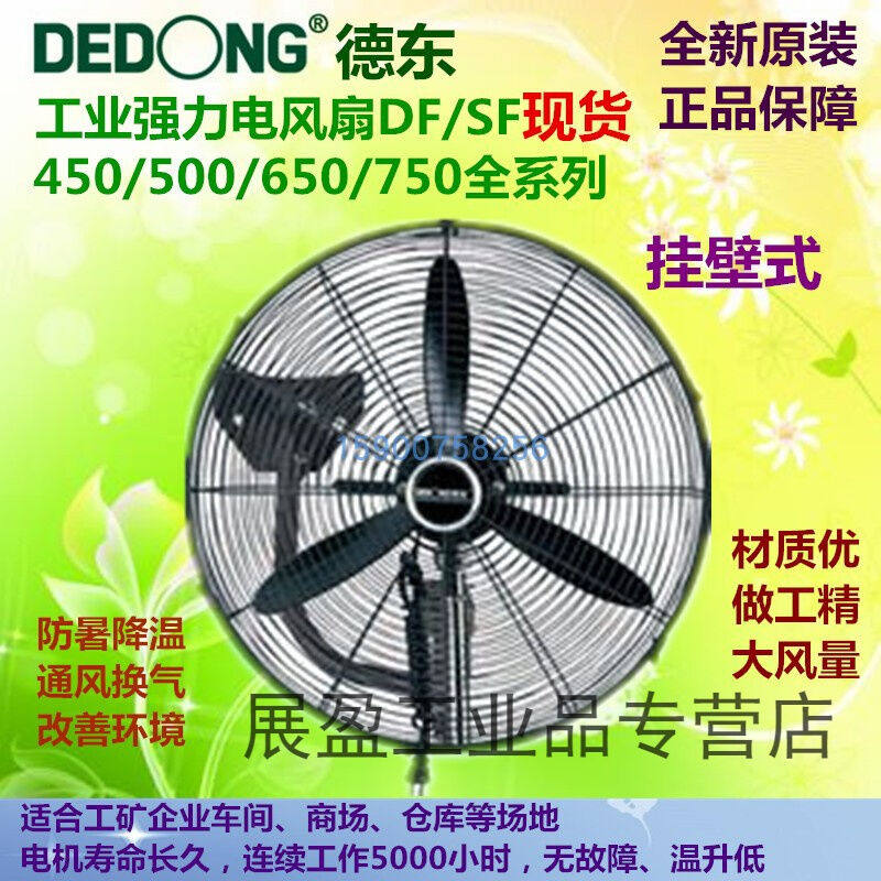 上海德东东玛壁挂扇DF-450T500T650T750T调速摇头排风扇220v380v