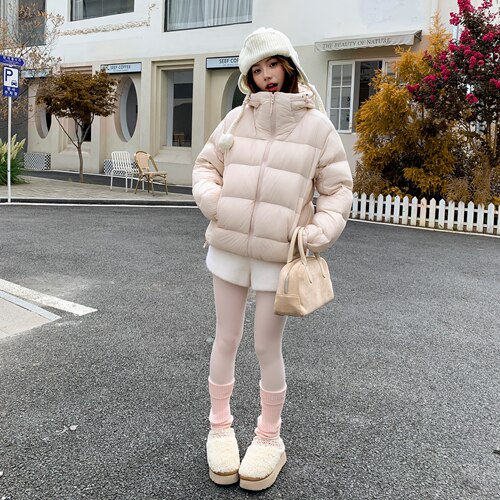 加厚外套白鸭绒羽绒服