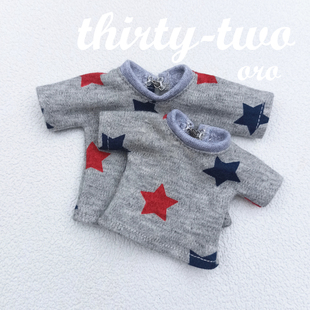 【福利款】BJD6分娃衣小布blytheT恤OB24短袖上衣野蛮宝贝捣蛋