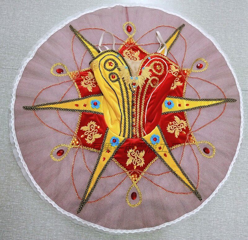 百万小丑芭蕾TUTU蓬蓬裙专业定制纱裙成人儿童比赛演出服表演服