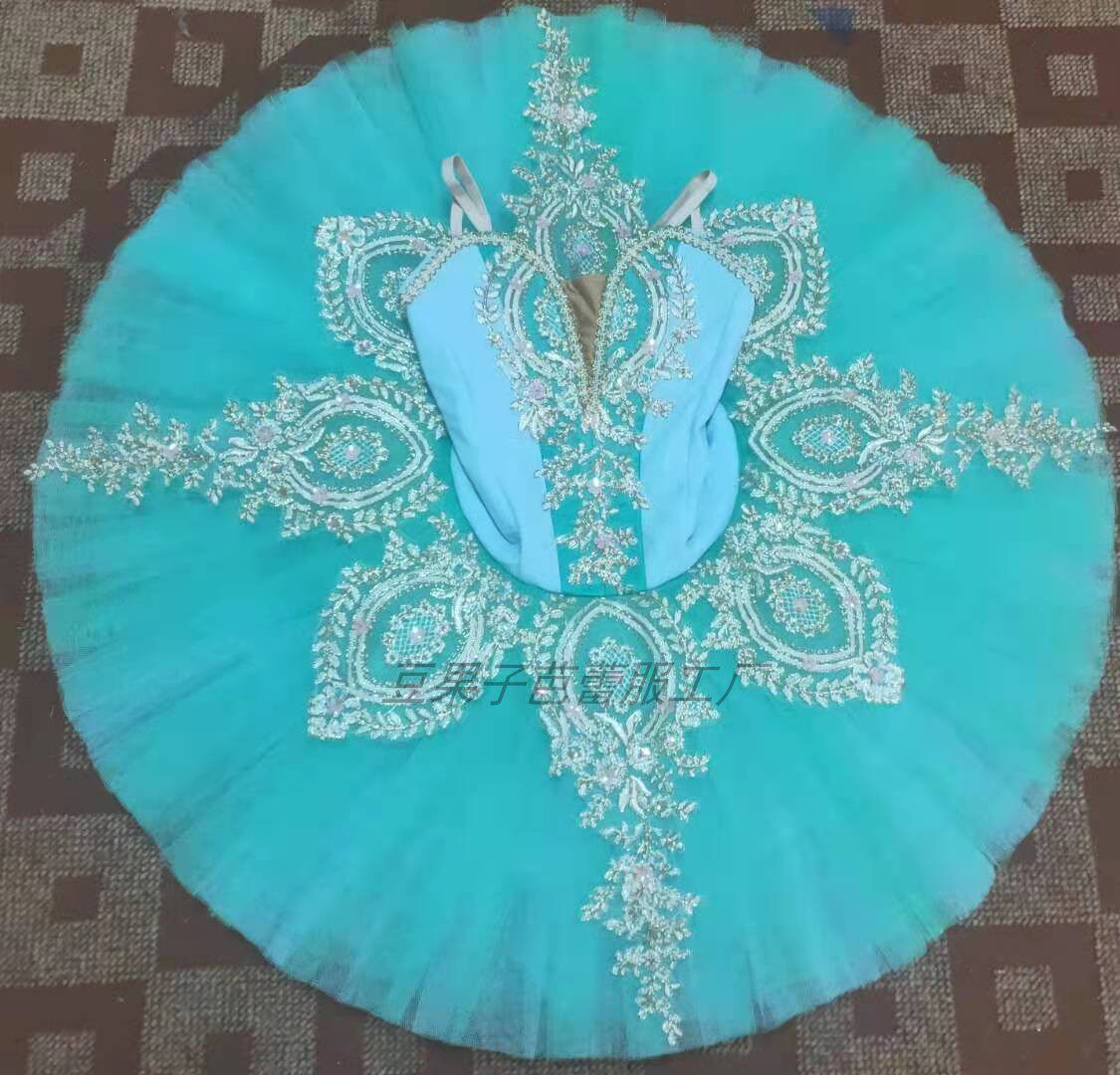 蓝鸟变奏芭蕾舞裙女士成人儿童表演比赛tutu考级练习蓬蓬裙演出服